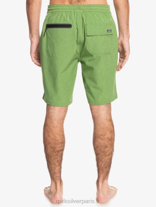 Hommes Quiksilver short de bain waterman suva 20 amphibian D6PT783 bruyère trèfle à quatre feuilles