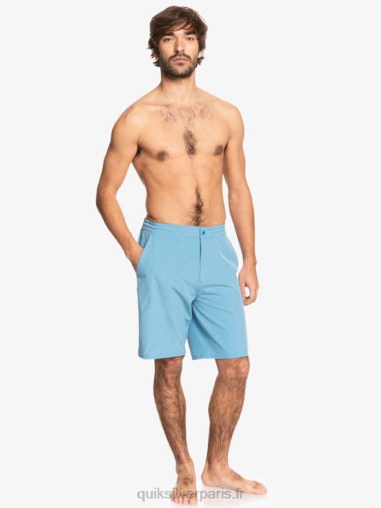 Hommes Quiksilver short de bain waterman suva 20 amphibian D6PT784 bleu crépuscule