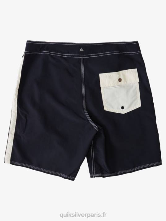 Hommes Quiksilver short de bain waterman throwback 19 D6PT1855 noir