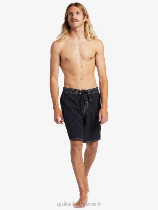 Hommes Quiksilver short de bain waterman throwback 19 D6PT1855 noir