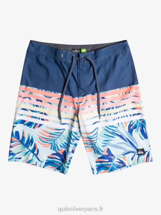 Hommes Quiksilver short de plage vision 20 daily swell D6PT1616 insigne bleu