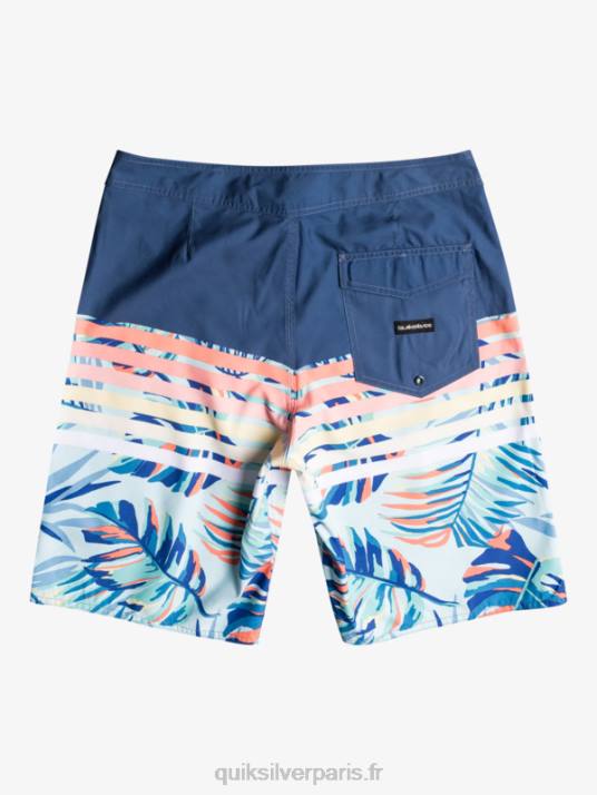 Hommes Quiksilver short de plage vision 20 daily swell D6PT1616 insigne bleu