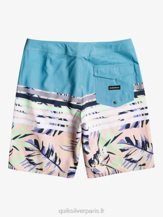 Hommes Quiksilver short de plage vision 20 daily swell D6PT1617 bleu delph