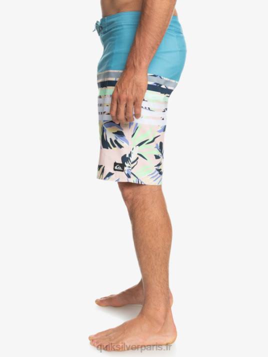 Hommes Quiksilver short de plage vision 20 daily swell D6PT1617 bleu delph