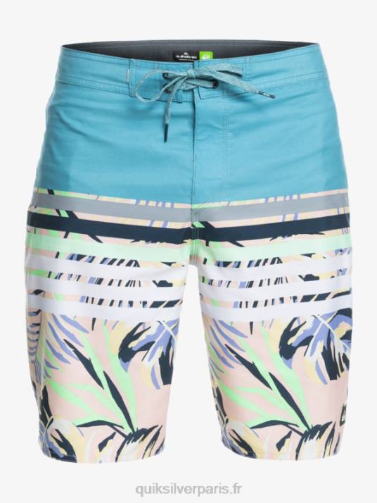 Hommes Quiksilver short de plage vision 20 daily swell D6PT1617 bleu delph