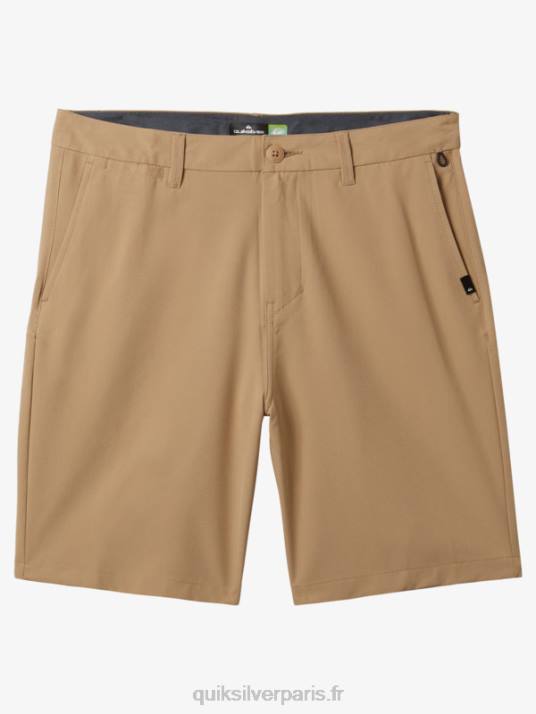 Hommes Quiksilver short hybride amphibian 20 d'ocean union D6PT141 plage