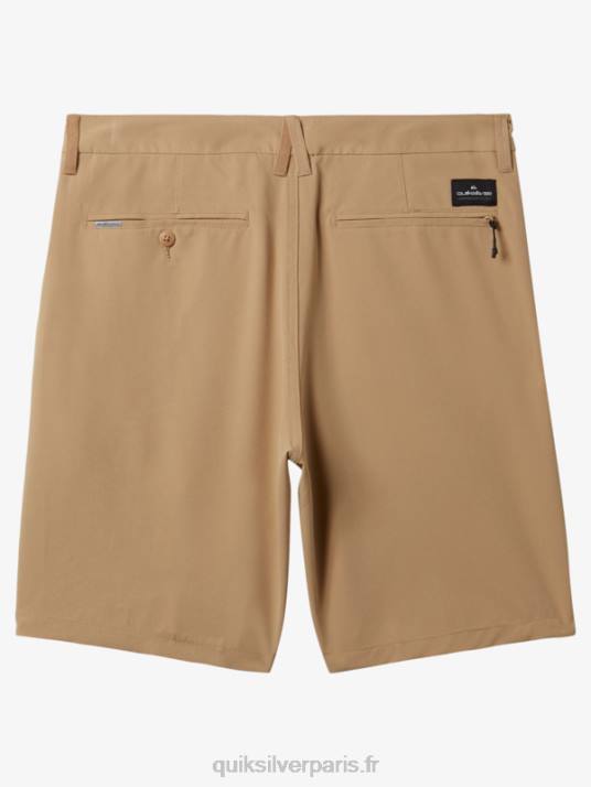 Hommes Quiksilver short hybride amphibian 20 d\'ocean union D6PT141 plage