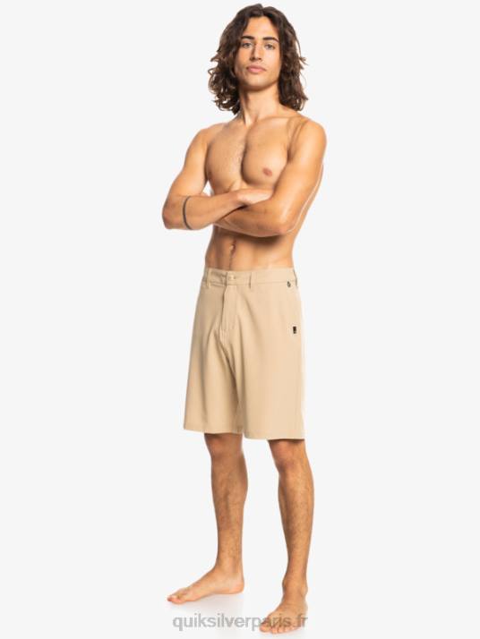 Hommes Quiksilver short hybride amphibian 20 d\'ocean union D6PT141 plage