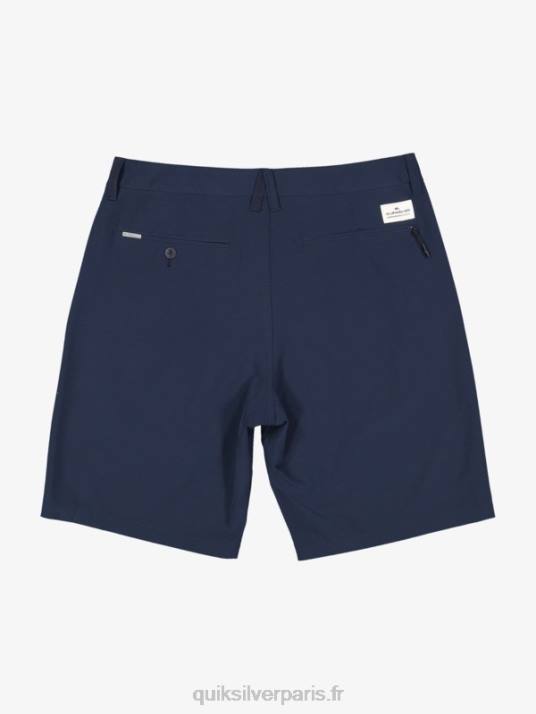 Hommes Quiksilver short hybride amphibian 20 d\'ocean union D6PT142 blazer bleu marine