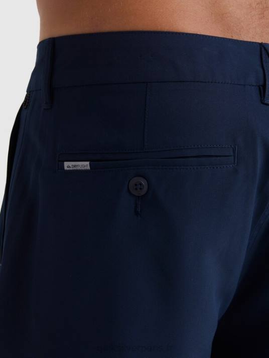 Hommes Quiksilver short hybride amphibian 20 d\'ocean union D6PT142 blazer bleu marine
