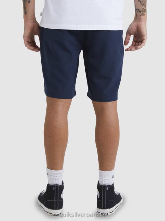 Hommes Quiksilver short hybride amphibian 20 d\'ocean union D6PT142 blazer bleu marine