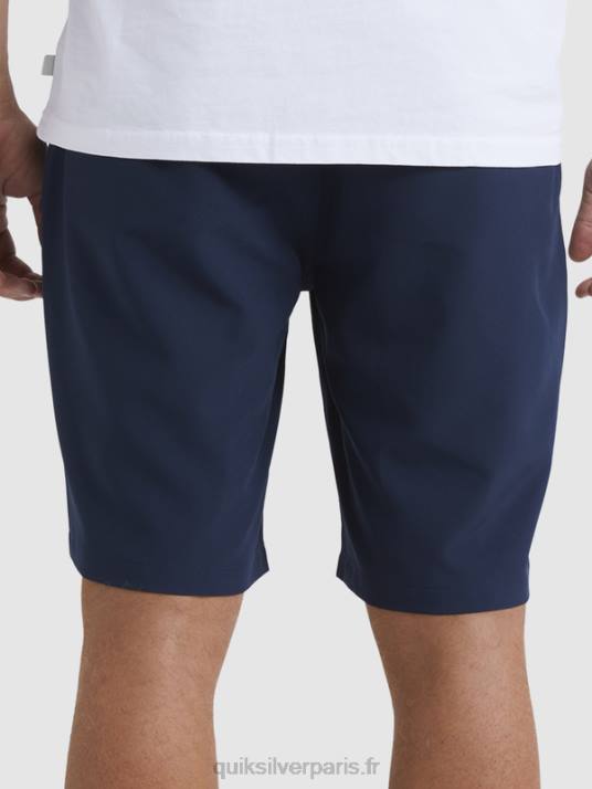 Hommes Quiksilver short hybride amphibian 20 d\'ocean union D6PT142 blazer bleu marine