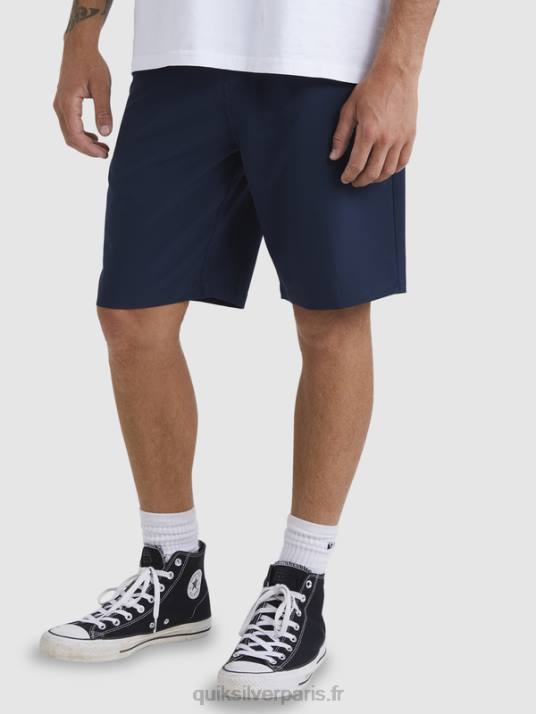 Hommes Quiksilver short hybride amphibian 20 d\'ocean union D6PT142 blazer bleu marine