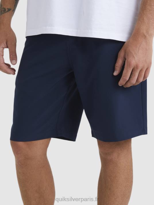 Hommes Quiksilver short hybride amphibian 20 d\'ocean union D6PT142 blazer bleu marine