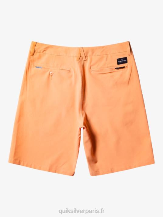 Hommes Quiksilver short hybride amphibian 20 d\'ocean union D6PT143 bronzer au cuivre