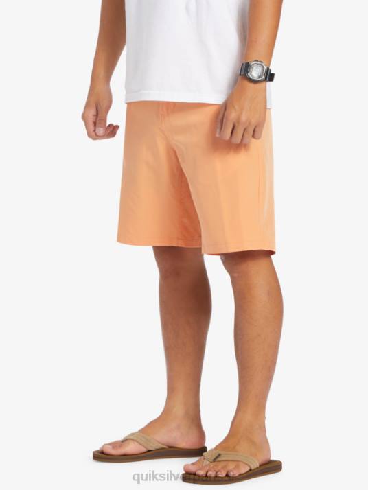 Hommes Quiksilver short hybride amphibian 20 d\'ocean union D6PT143 bronzer au cuivre
