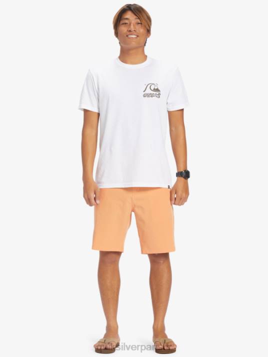 Hommes Quiksilver short hybride amphibian 20 d\'ocean union D6PT143 bronzer au cuivre