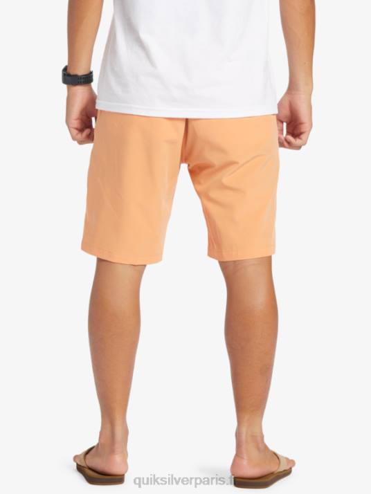 Hommes Quiksilver short hybride amphibian 20 d\'ocean union D6PT143 bronzer au cuivre