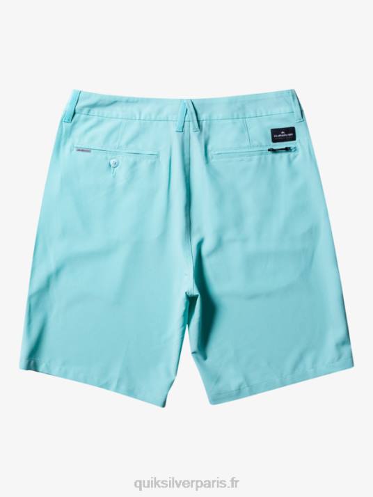 Hommes Quiksilver short hybride amphibian 20 d\'ocean union D6PT146 ange bleu