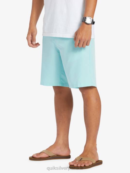Hommes Quiksilver short hybride amphibian 20 d\'ocean union D6PT146 ange bleu