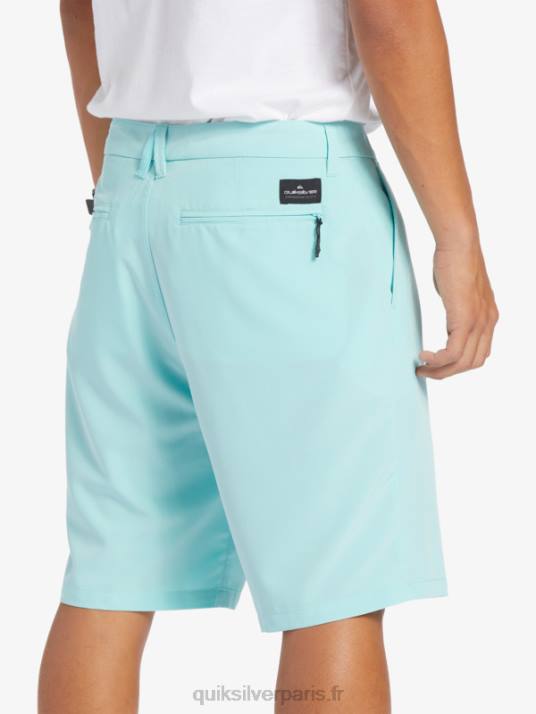 Hommes Quiksilver short hybride amphibian 20 d\'ocean union D6PT146 ange bleu