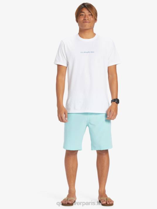 Hommes Quiksilver short hybride amphibian 20 d\'ocean union D6PT146 ange bleu