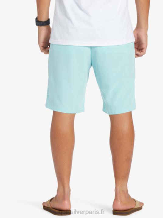Hommes Quiksilver short hybride amphibian 20 d\'ocean union D6PT146 ange bleu