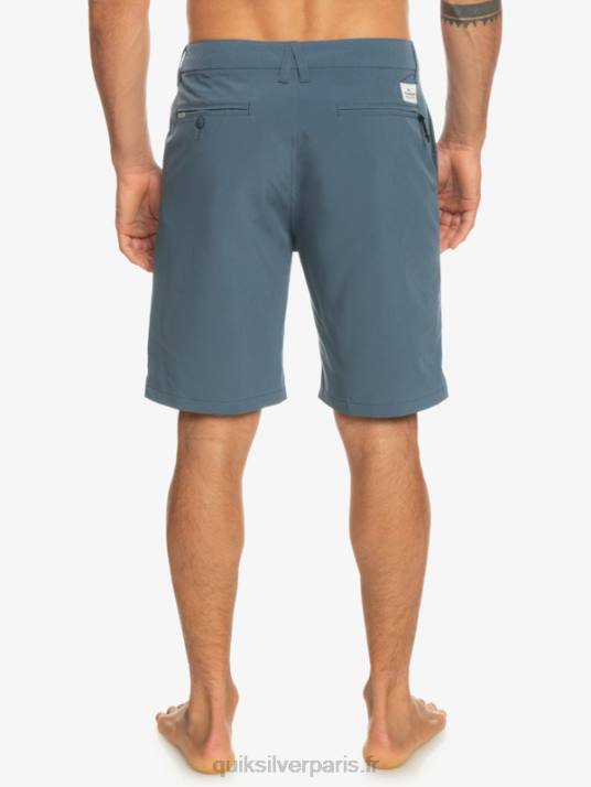 Hommes Quiksilver short hybride amphibian 20 d\'ocean union D6PT148 mer de Béring