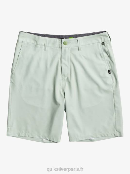 Hommes Quiksilver short hybride amphibian 20 d\'ocean union D6PT149 sauge du désert