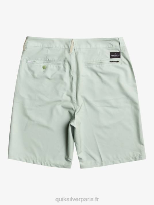 Hommes Quiksilver short hybride amphibian 20 d\'ocean union D6PT149 sauge du désert