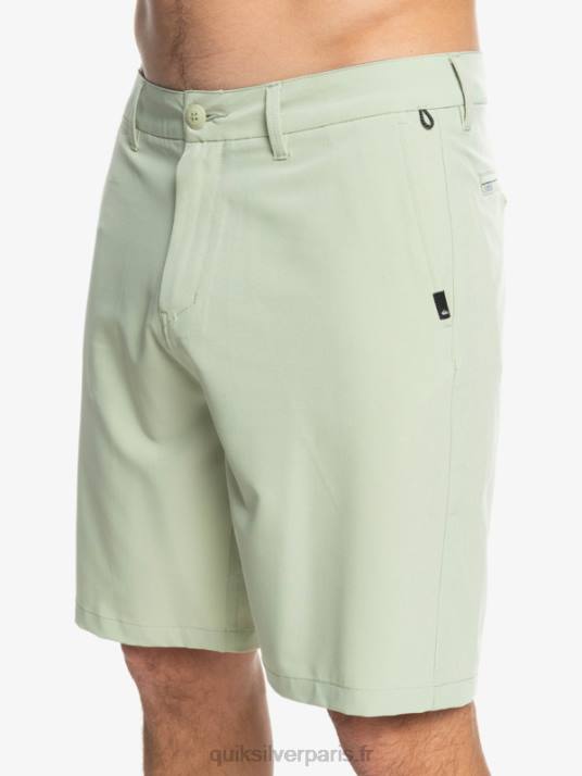 Hommes Quiksilver short hybride amphibian 20 d\'ocean union D6PT149 sauge du désert