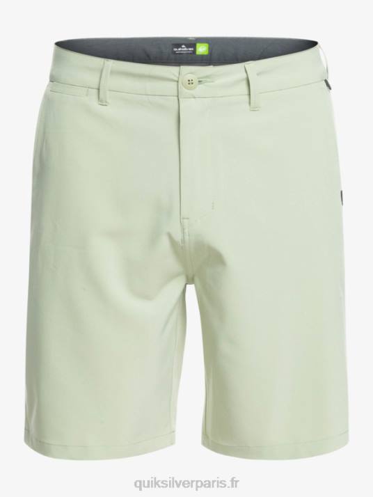 Hommes Quiksilver short hybride amphibian 20 d\'ocean union D6PT149 sauge du désert