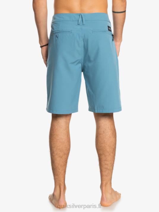 Hommes Quiksilver short hybride amphibian 20 d\'ocean union D6PT151 provençal