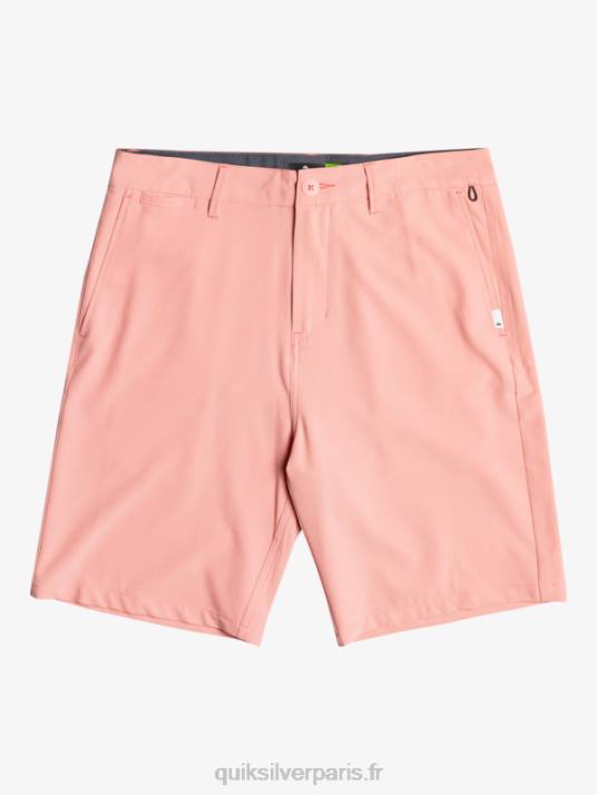 Hommes Quiksilver short hybride amphibian 20 d'ocean union D6PT152 rosette