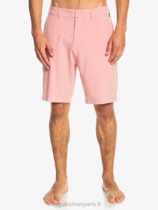 Hommes Quiksilver short hybride amphibian 20 d\'ocean union D6PT152 rosette