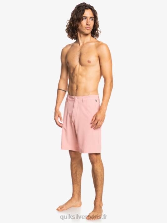 Hommes Quiksilver short hybride amphibian 20 d\'ocean union D6PT152 rosette
