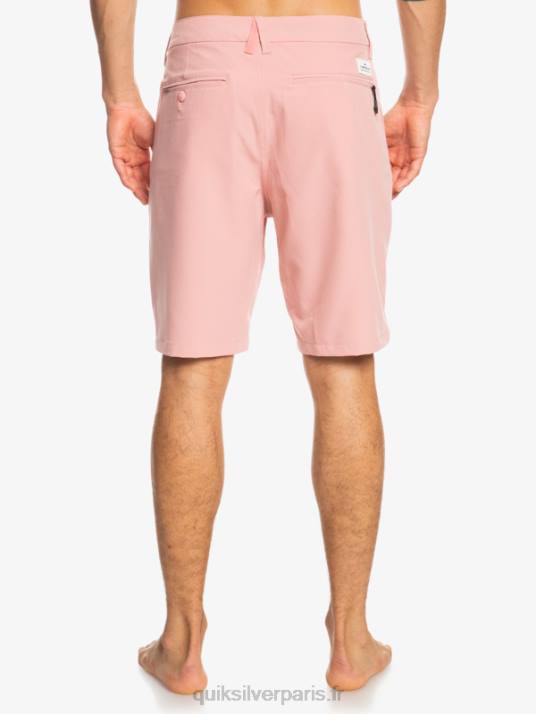 Hommes Quiksilver short hybride amphibian 20 d\'ocean union D6PT152 rosette