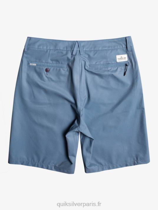 Hommes Quiksilver short hybride amphibian 20 d\'ocean union D6PT153 mirage bleu