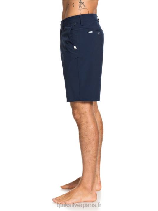 Hommes Quiksilver short hybride union amphibian 20 D6PT1318 blazer bleu marine