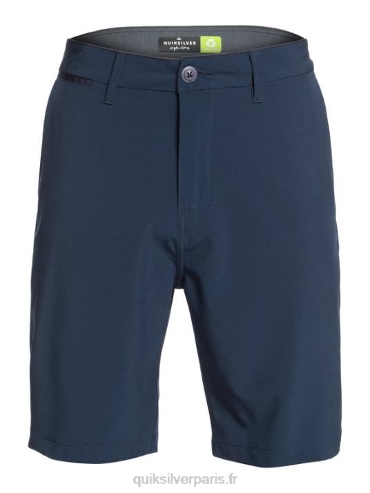 Hommes Quiksilver short hybride union amphibian 20 D6PT1318 blazer bleu marine