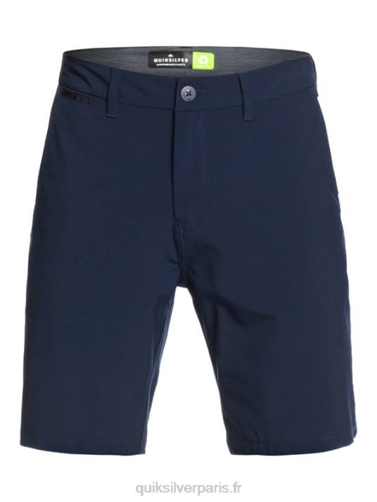Hommes Quiksilver short hybride union amphibian 20 D6PT1318 blazer bleu marine