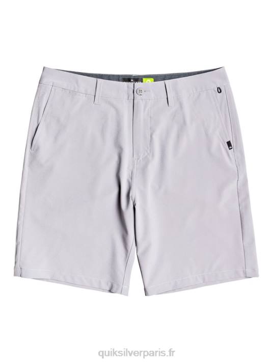 Hommes Quiksilver short hybride union amphibian 20 D6PT1319 neige fondue