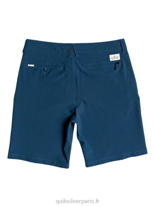 Hommes Quiksilver short hybride union amphibian 20 D6PT1320 bleu majolique