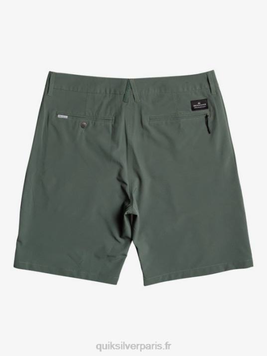 Hommes Quiksilver short hybride union amphibian 20 D6PT1321 thym