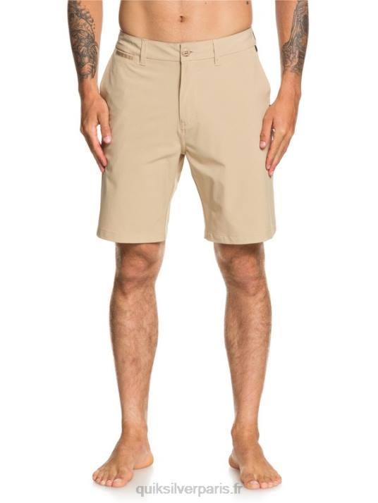 Hommes Quiksilver short hybride union amphibian 20 D6PT1886 plage
