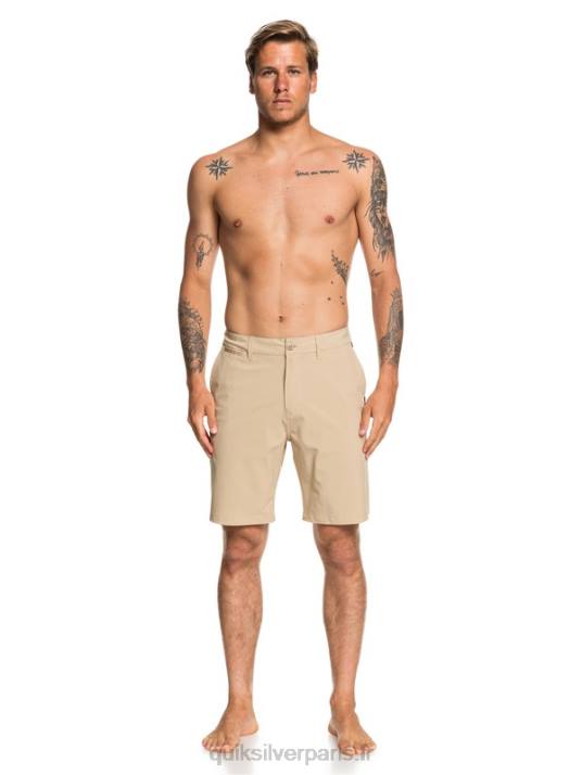 Hommes Quiksilver short hybride union amphibian 20 D6PT1886 plage