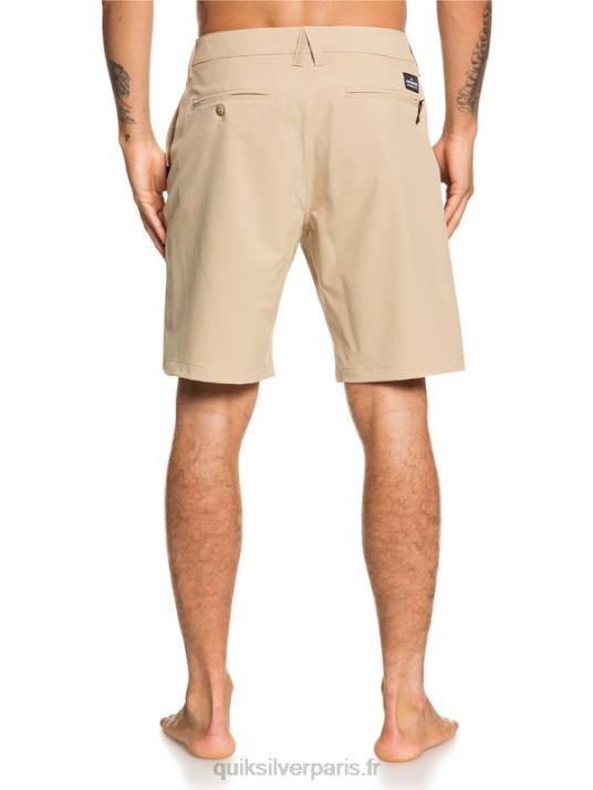 Hommes Quiksilver short hybride union amphibian 20 D6PT1886 plage