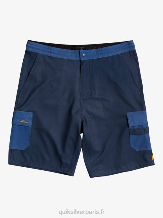 Hommes Quiksilver short hybride waterman seafaring amphibian 20 D6PT1851 La marine de minuit