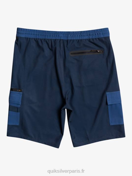 Hommes Quiksilver short hybride waterman seafaring amphibian 20 D6PT1851 La marine de minuit