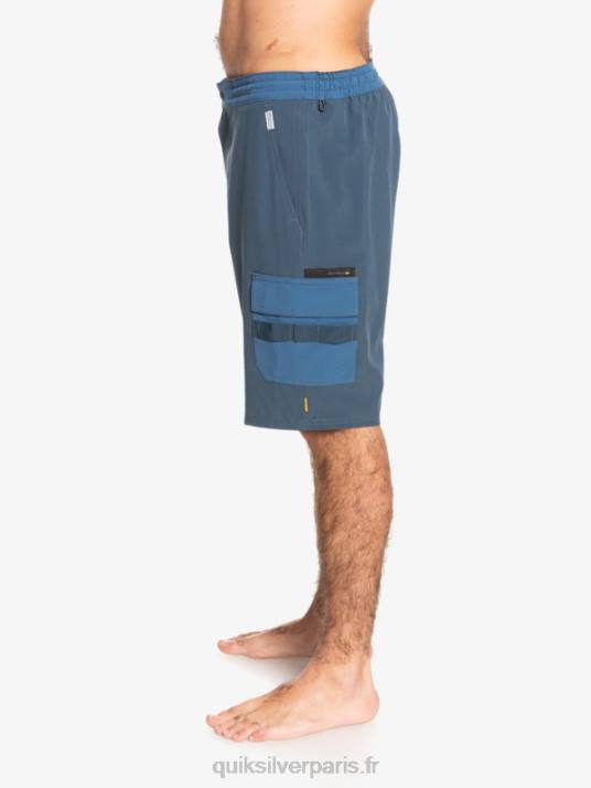 Hommes Quiksilver short hybride waterman seafaring amphibian 20 D6PT1851 La marine de minuit